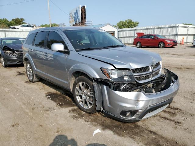 3C4PDCEGXJT380687 - 2018 DODGE JOURNEY GT GRAY photo 1