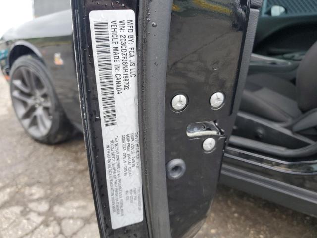 2C3CDZFJ8NH199702 - 2022 DODGE CHALLENGER R/T SCAT PACK BLACK photo 13