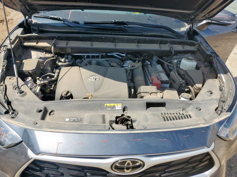 5TDGZRAH9NS557569 - 2022 TOYOTA HIGHLANDER XLE CHARCOAL photo 12