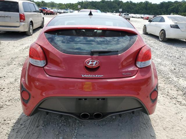 KMHTC6AE6FU224324 - 2015 HYUNDAI VELOSTER TURBO RED photo 6