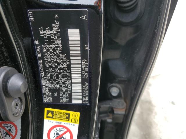 5TDJKRFH9ES033910 - 2014 TOYOTA HIGHLANDER XLE BLACK photo 13