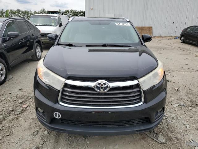 5TDJKRFH9ES033910 - 2014 TOYOTA HIGHLANDER XLE BLACK photo 5