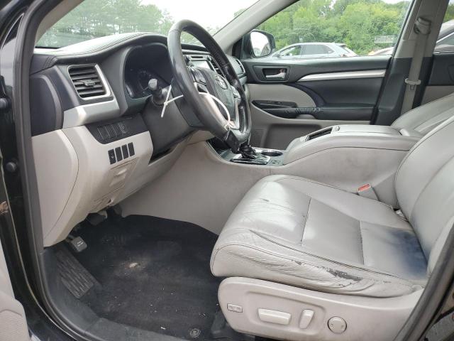 5TDJKRFH9ES033910 - 2014 TOYOTA HIGHLANDER XLE BLACK photo 7