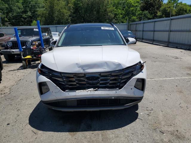 5NMJE3AE4PH258498 - 2023 HYUNDAI TUCSON LIMITED WHITE photo 5