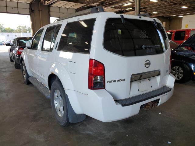 5N1AR18W95C759935 - 2005 NISSAN PATHFINDER LE 白色 照片 3