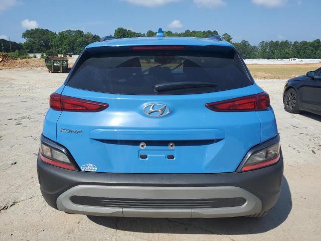 KM8K32AB5NU781640 - 2022 HYUNDAI KONA SEL BLUE photo 6