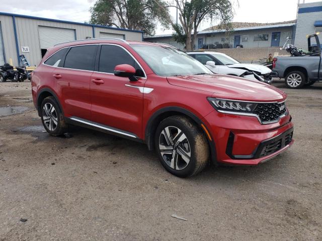 KNDRHDLG4P5160671 - 2023 KIA SORENTO EX RED photo 4