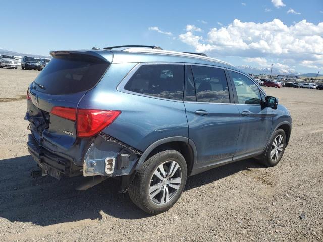 5FNYF6H38JB023435 - 2018 HONDA PILOT EX 蓝色 照片 3