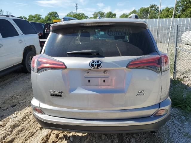 2T3BFREVXGW493773 - 2016 TOYOTA RAV4 LE SILVER photo 6