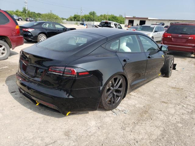 5YJSA1E57NF491191 - 2022 TESLA MODEL S Սև լուսանկար 3