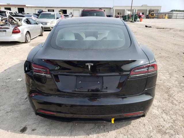 5YJSA1E57NF491191 - 2022 TESLA MODEL S Սև լուսանկար 6
