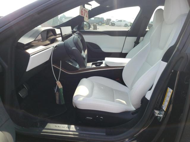 5YJSA1E57NF491191 - 2022 TESLA MODEL S Սև լուսանկար 7