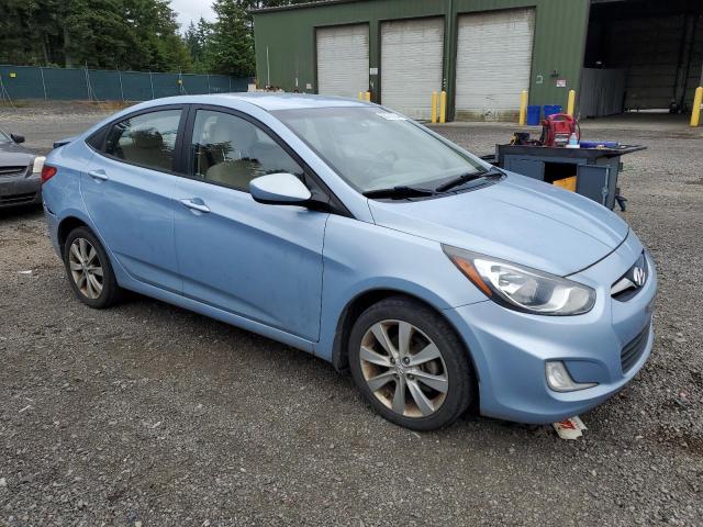 KMHCU4AE6DU461670 - 2013 HYUNDAI ACCENT GLS BLUE photo 4