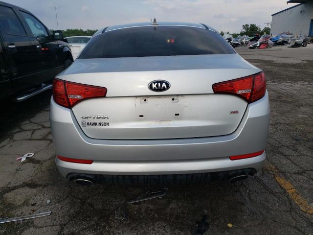 KNAGM4A76D5431101 - 2013 KIA OPTIMA LX SILVER photo 6