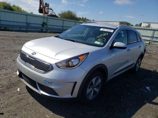 KNDCB3LC2K5221524 - 2019 KIA NIRO FE SILVER photo 2