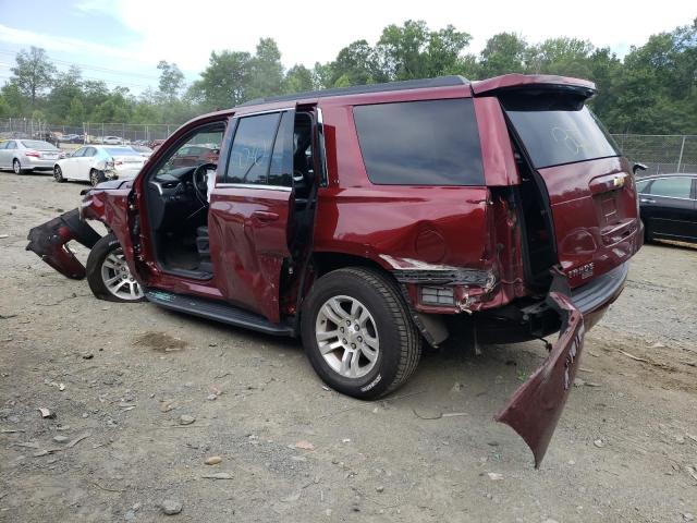 1GNSKBKC8JR400267 - 2018 CHEVROLET TAHOE K1500 LT BURGUNDY photo 2