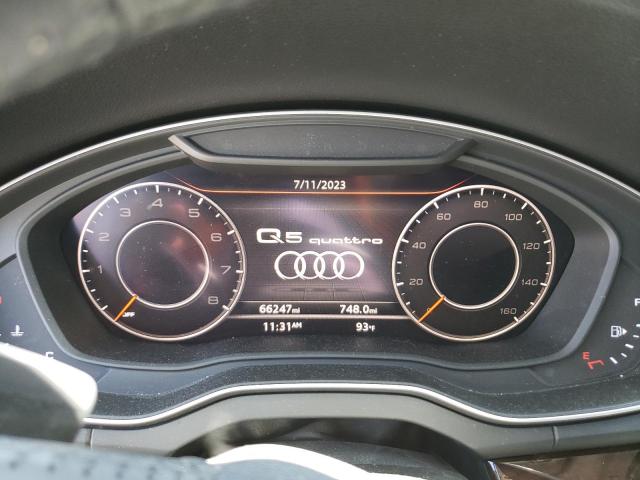 WA1CNAFY1J2224668 - 2018 AUDI Q5 PRESTIGE WHITE photo 9