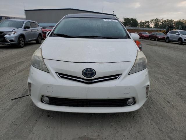 JTDZN3EU8C3049567 - 2012 TOYOTA PRIUS V WHITE photo 5