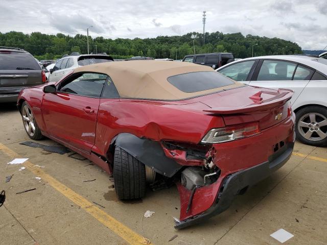 2G1FK3DJ6F9229170 - 2015 CHEVROLET CAMARO 2SS RED photo 2