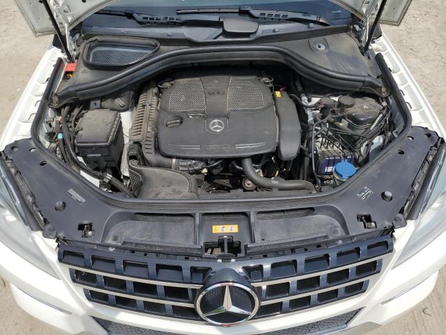 4JGDA5HB6DA227562 - 2013 MERCEDES-BENZ ML 350 4MATIC WHITE photo 12