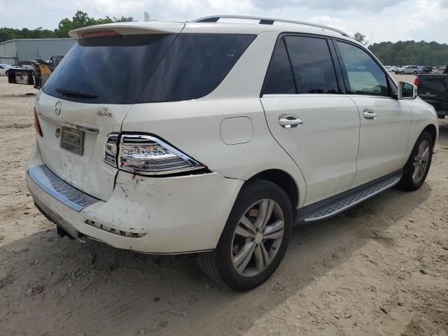 4JGDA5HB6DA227562 - 2013 MERCEDES-BENZ ML 350 4MATIC WHITE photo 3