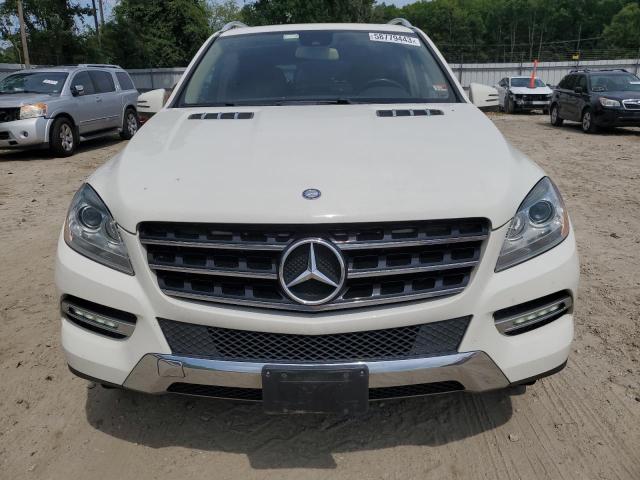 4JGDA5HB6DA227562 - 2013 MERCEDES-BENZ ML 350 4MATIC WHITE photo 5