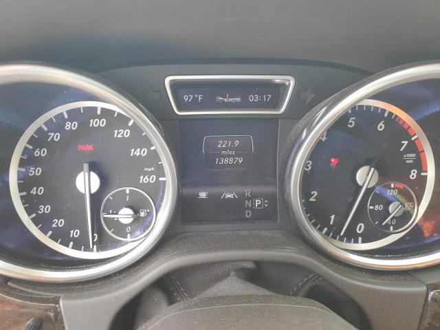 4JGDA5HB6DA227562 - 2013 MERCEDES-BENZ ML 350 4MATIC WHITE photo 9