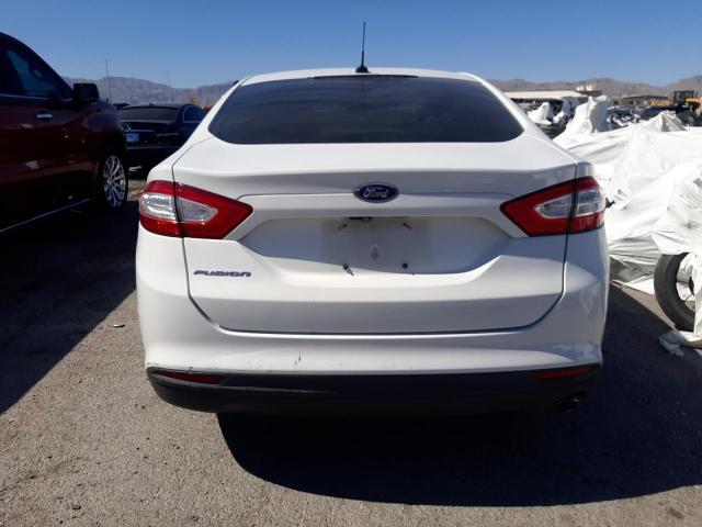 3FA6P0G71GR145296 - 2016 FORD FUSION S WHITE photo 6