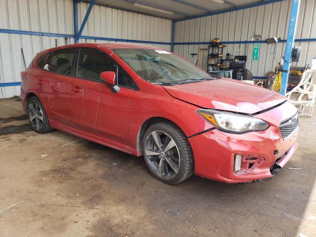 4S3GTAK62H1716918 - 2017 SUBARU IMPREZA SPORT RED photo 4