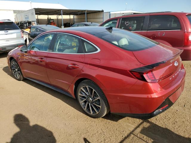 KMHL34J26PA280521 - 2023 HYUNDAI SONATA LIMITED RED photo 2