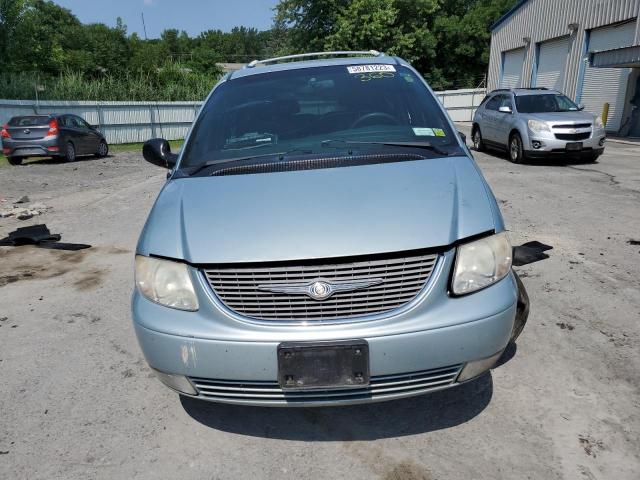 2C8GP64L62R512984 - 2002 CHRYSLER TOWN & COU LIMITED BLUE photo 5