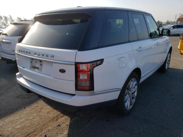 SALGS2WF0EA151916 - 2014 LAND ROVER RANGE ROVE HSE WHITE photo 4