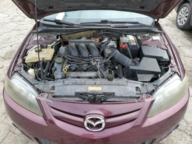 1YVHP80D665M25910 - 2006 MAZDA 6 S BURGUNDY photo 11