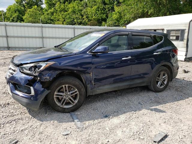 5XYZTDLB8HG456417 - 2017 HYUNDAI SANTA FE 4 BLUE photo 1