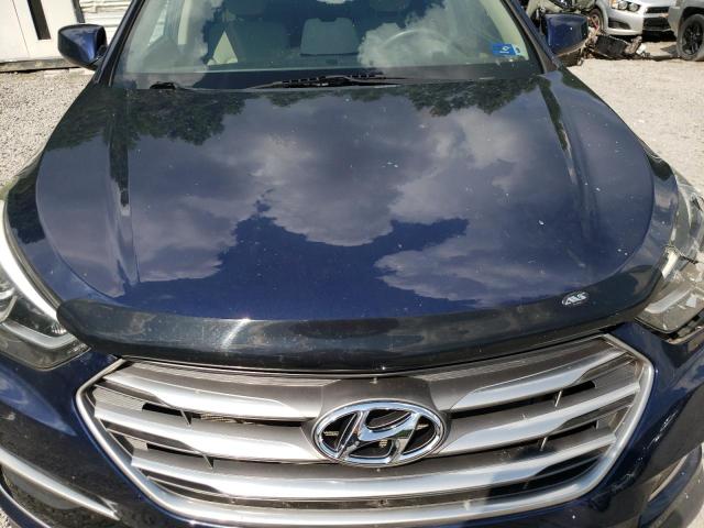 5XYZTDLB8HG456417 - 2017 HYUNDAI SANTA FE 4 BLUE photo 12