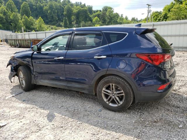 5XYZTDLB8HG456417 - 2017 HYUNDAI SANTA FE 4 BLUE photo 2