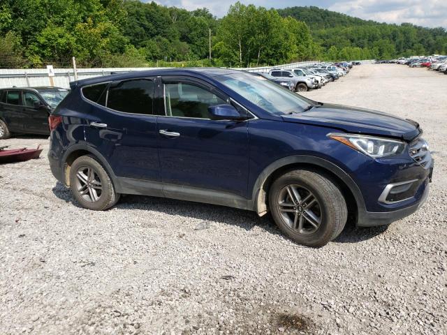 5XYZTDLB8HG456417 - 2017 HYUNDAI SANTA FE 4 BLUE photo 4