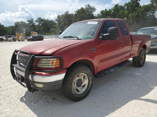 2FTRX18L3XCB01379 - 1999 FORD F-150 XLT RED photo 1