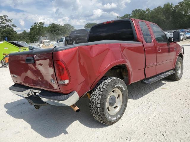 2FTRX18L3XCB01379 - 1999 FORD F-150 XLT RED photo 3