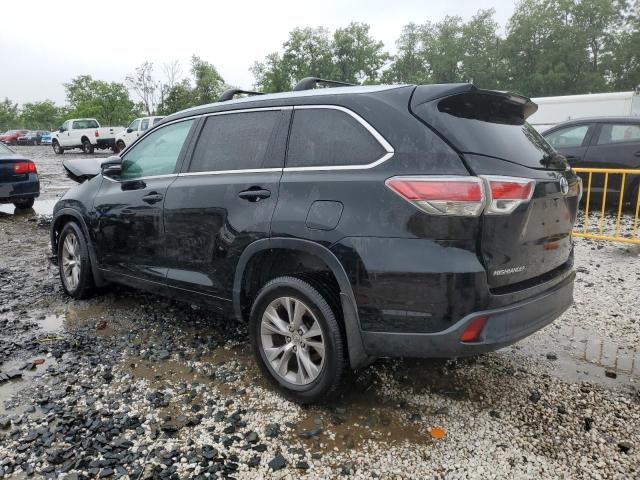 5TDJKRFH8ES047703 - 2014 TOYOTA HIGHLANDER XLE Qara foto 2