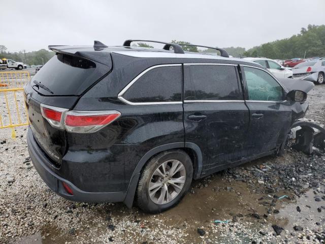 5TDJKRFH8ES047703 - 2014 TOYOTA HIGHLANDER XLE Qara foto 3