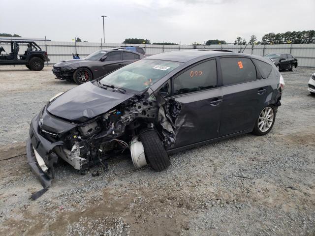 JTDZN3EU1D3267660 - 2013 TOYOTA PRIUS V CHARCOAL photo 1