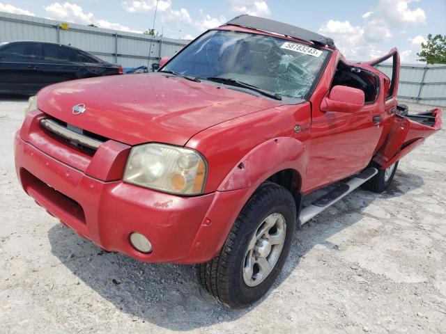 1N6MD27Y71C368900 - 2001 NISSAN FRONTIER CREW CAB SC RED photo 1