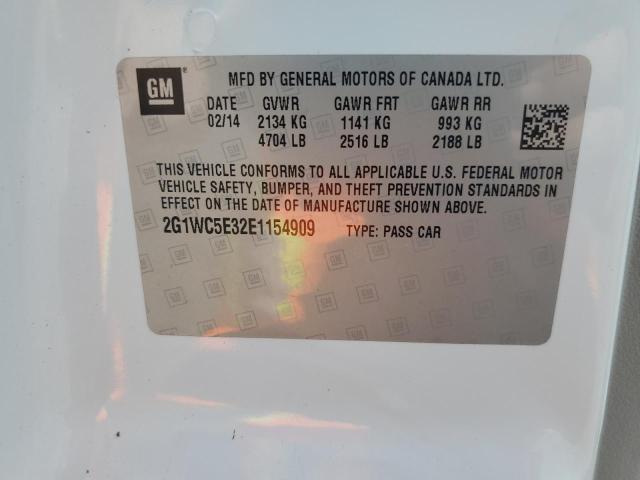 2G1WC5E32E1154909 - 2014 CHEVROLET IMPALA LIM LTZ WHITE photo 12