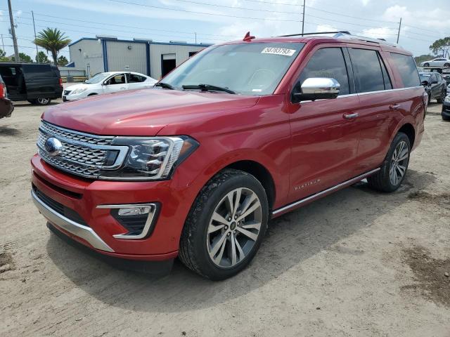 1FMJU1LT4MEA15593 - 2021 FORD EXPEDITION PLATINUM RED photo 1