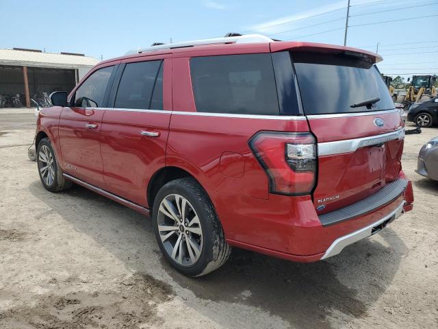 1FMJU1LT4MEA15593 - 2021 FORD EXPEDITION PLATINUM RED photo 2