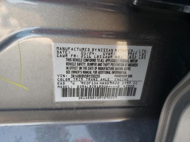 3N1AB8BV5RY290229 - 2024 NISSAN SENTRA S GRAY photo 12