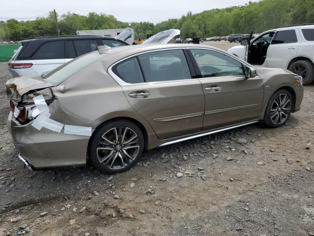 JH4KC2F98KC000152 - 2019 ACURA RLX SPORT HYBRID ADVANCE GOLD photo 3