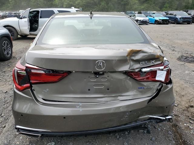 JH4KC2F98KC000152 - 2019 ACURA RLX SPORT HYBRID ADVANCE GOLD photo 6