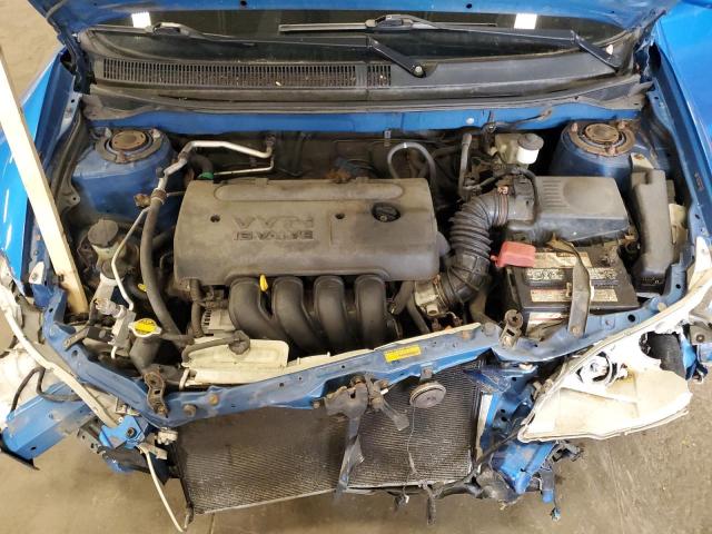 2T1KR32E88C718762 - 2008 TOYOTA COROLLA MA XR BLUE photo 12